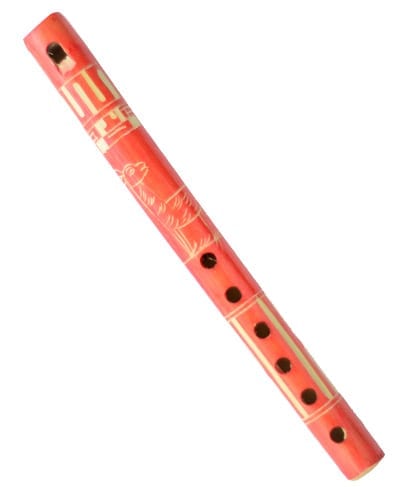 Peruvian flute orange