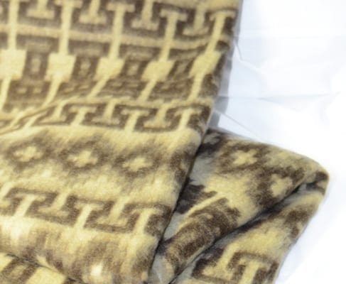 alpaca wool blanket peru brown