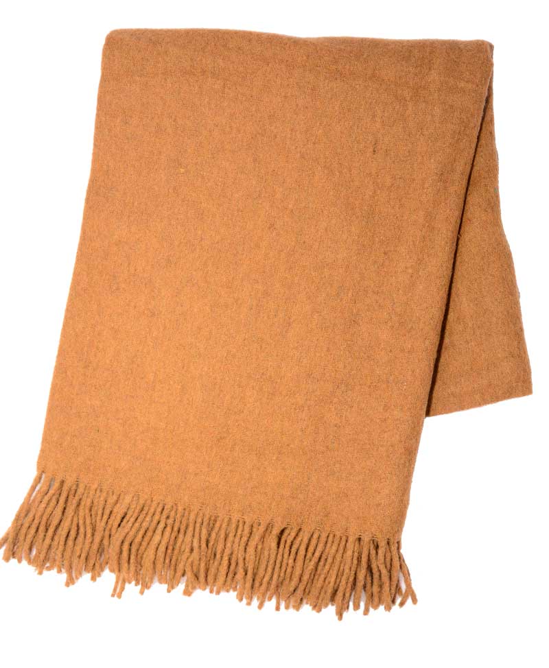 alpaca blanket wool peru brown soft
