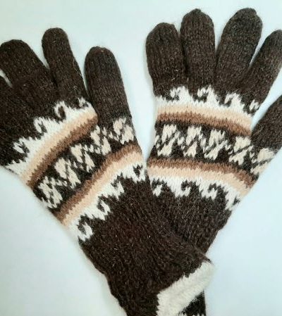 Gants Demi-Doigts En Laine Tricotés Pour Femmes Et Hommes Gants Sans