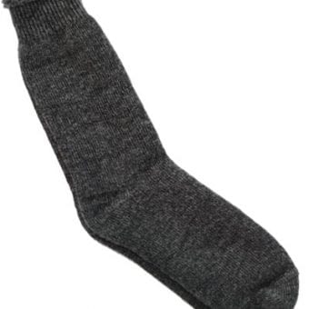 bas de laine d'alpaga gris 80%