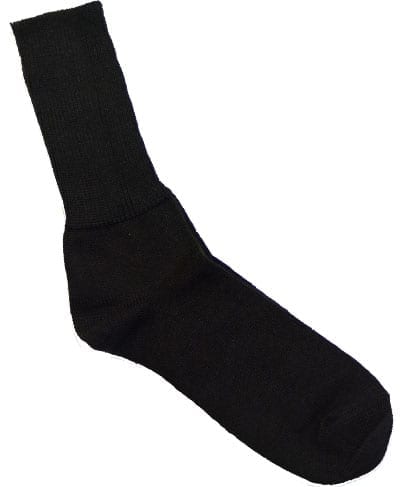 alpaca socks 42% black
