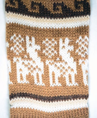 alpaca socks brown