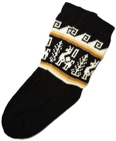 alpaca socks black