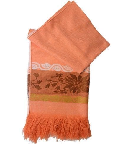 shawl ecuador orange