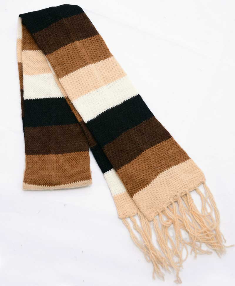 scarf kids brown