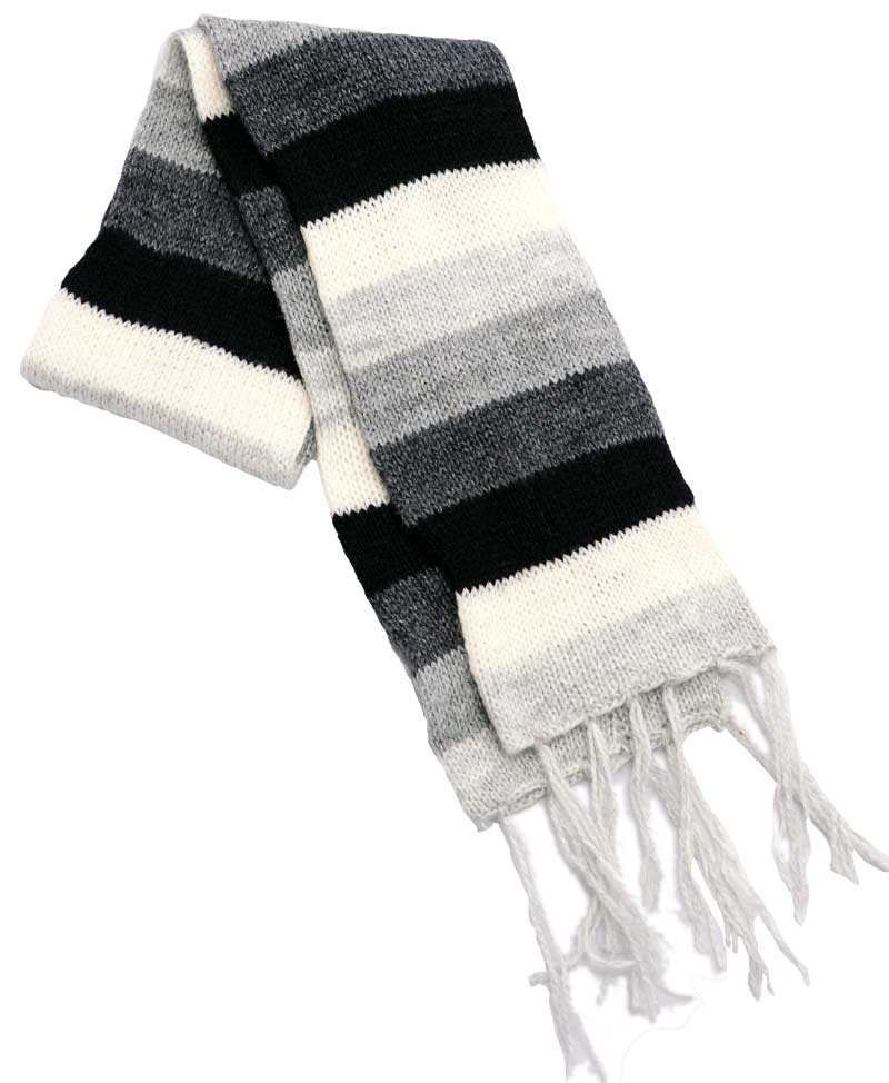 scarf kids grey