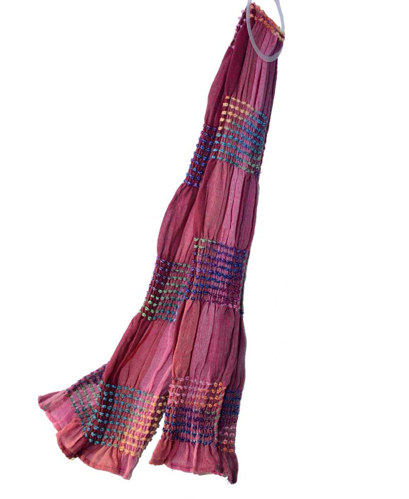 Casual scarf Ecuador pink