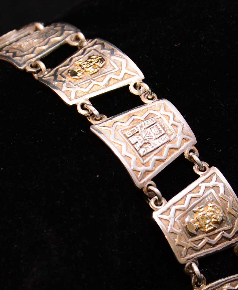 peruvian bracelet silver 950 inca