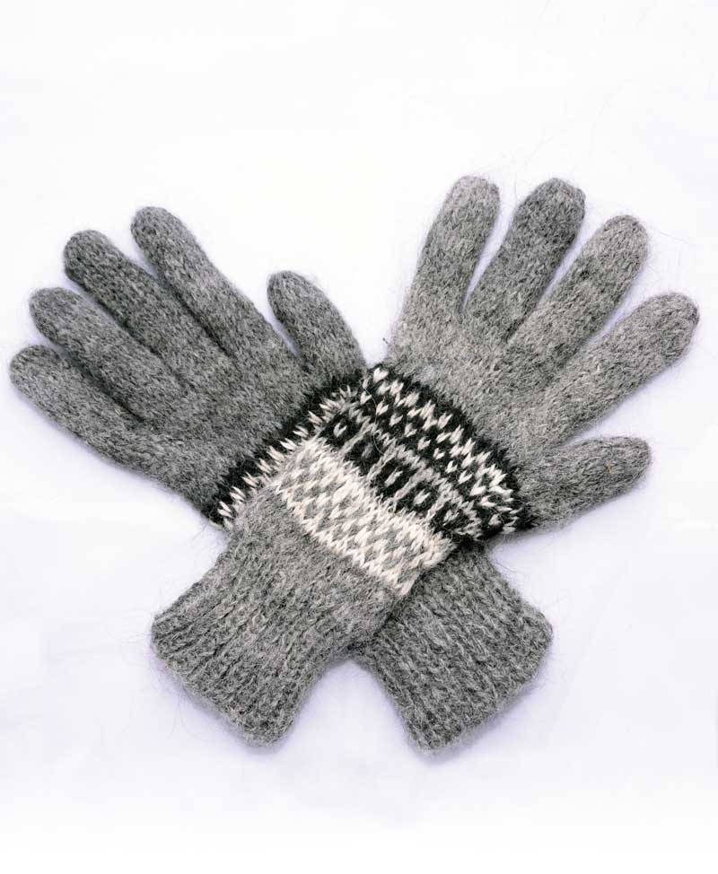 warm alpaca gloves