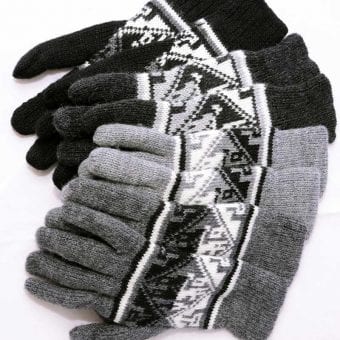 Gants d'alpaga doublés (Homme) (Choix)