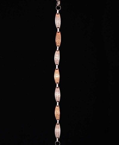 bracelet silver 950 gold tumi