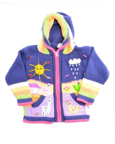 jacket for kids peru pink