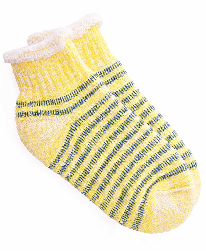 alpaca socks yellow