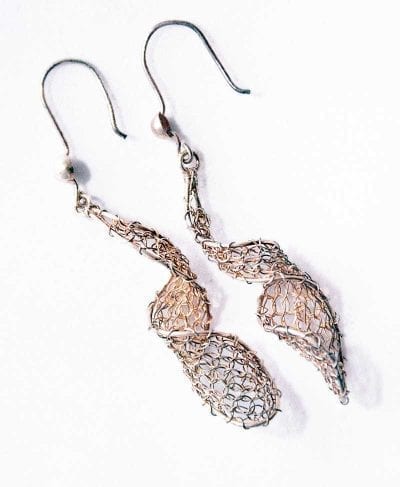Alternative view of Earrings in silver 950 (Choice)