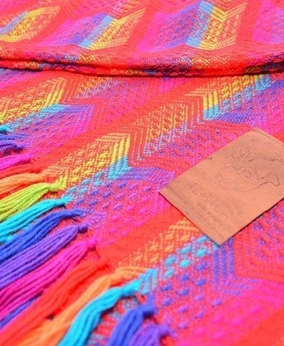 Alternative view of Blanket - Alpaca Wool - variety of colors