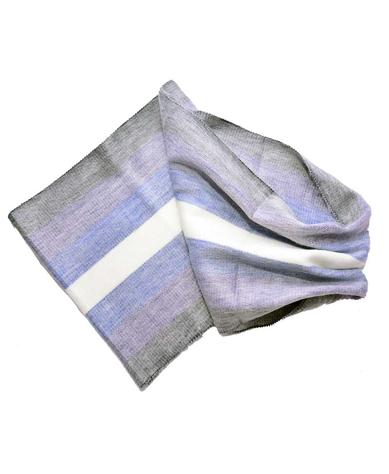 Infinity alpaca scarf grey