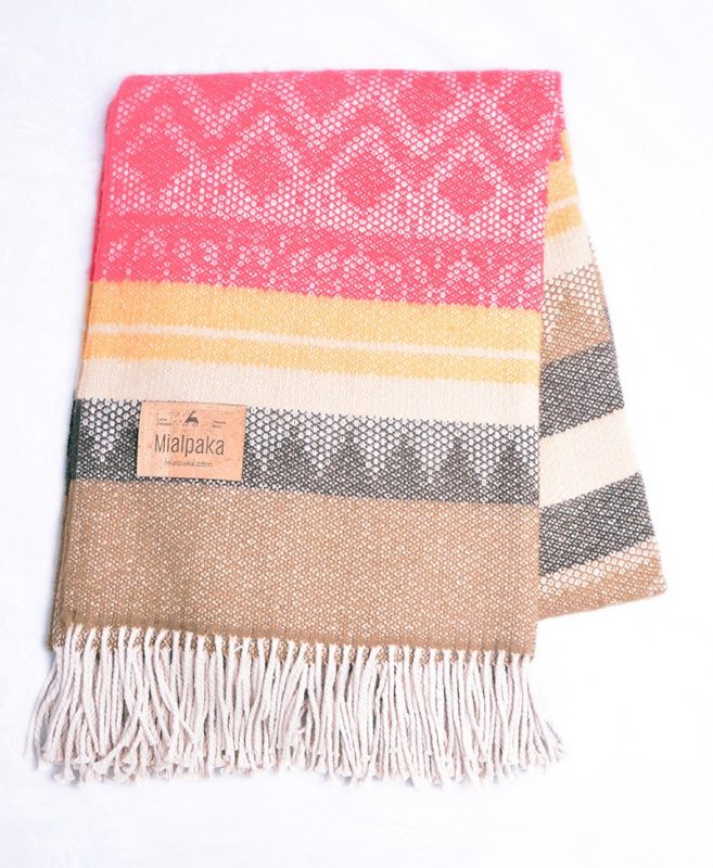 Couverture de laine d’alpaga - Modèle Apache