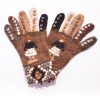 gants alpaga Pérou brun
