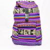 sac à dos péruvien violet