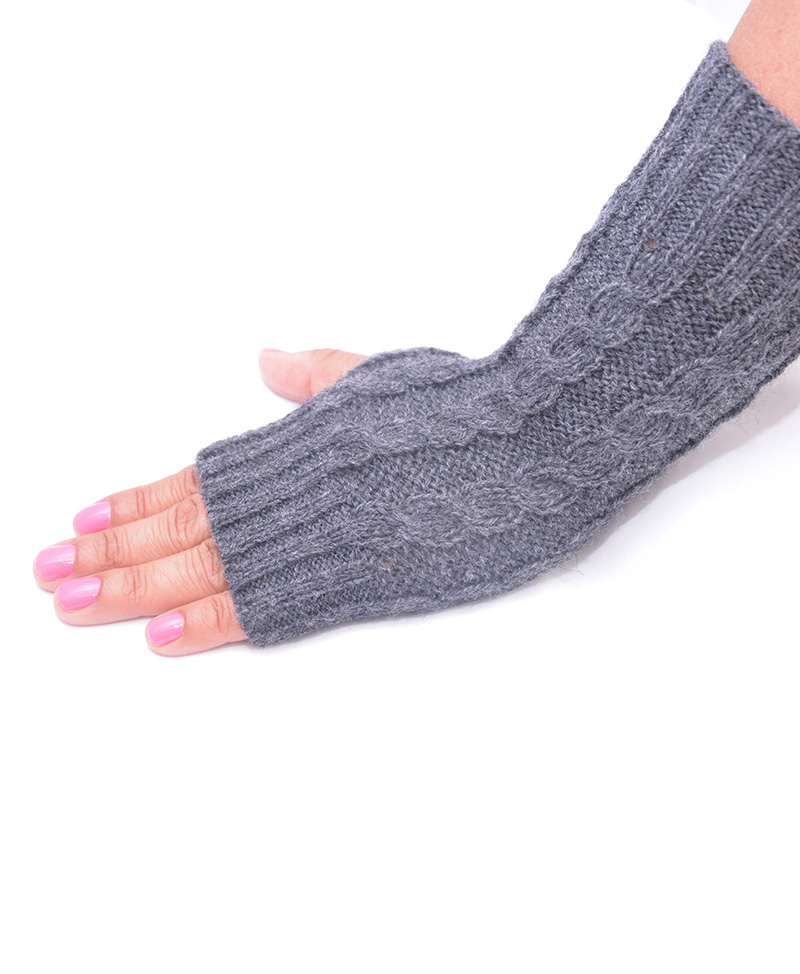 Gants Sans Doigts En Laine D'alpaga Double épaisseur - Pour Bureau, Travail, Ordinateur, Par Temps Froid