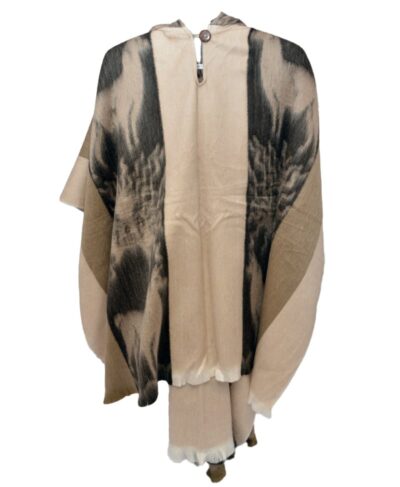 Alternative view of Poncho Ecuador with Hood (Color Choice)