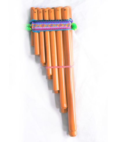 Alternative view of Panpipe from Peru - Zampoña