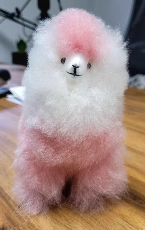 Peluche en bébé alpaga